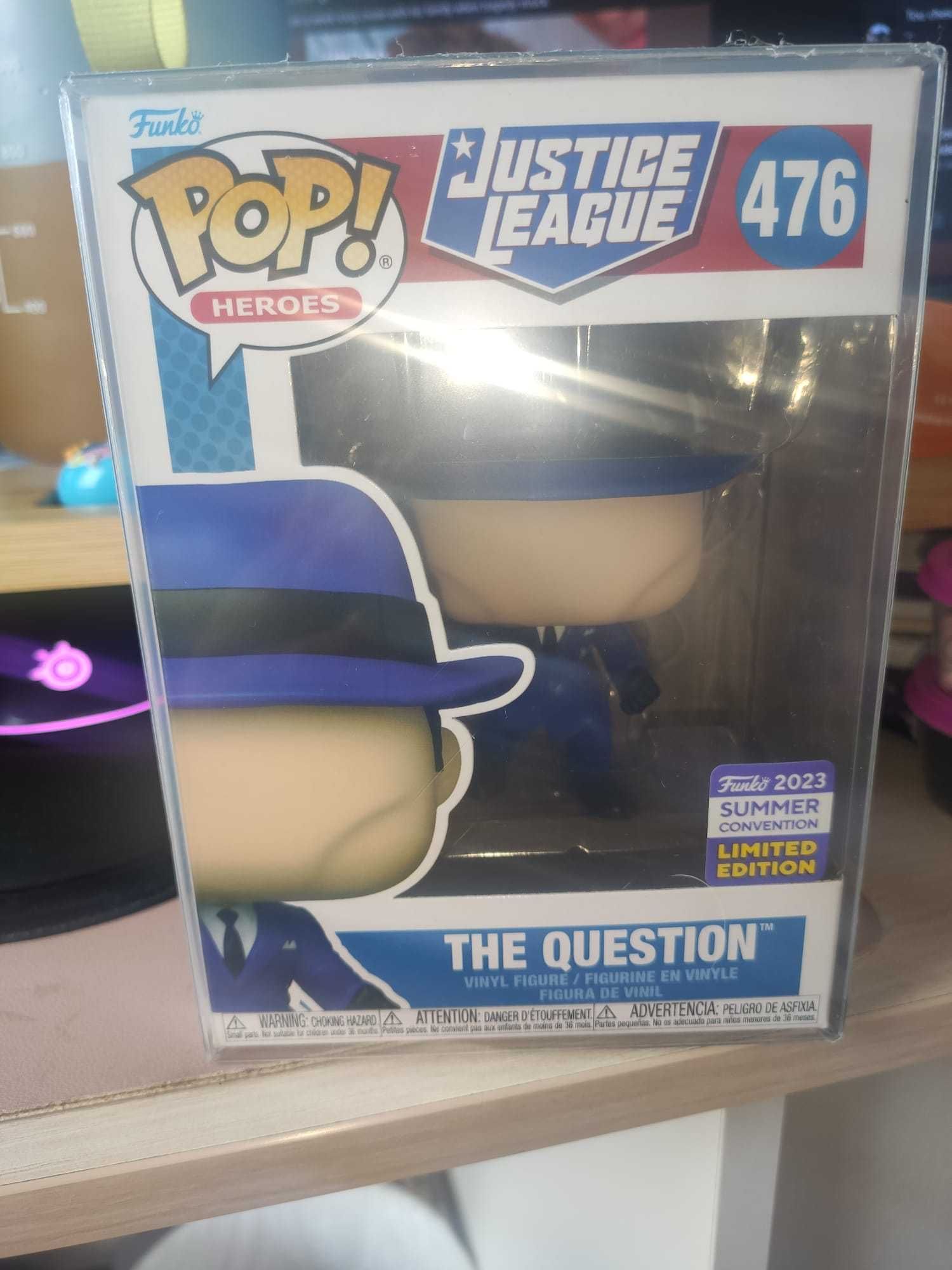 Funko POP! Heroes: Justice League The Question 2023 SDCC Exclusive#476