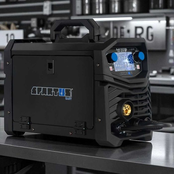 SPAWARKA MIGOMAT do spawania stali i alu Spartus Easy Mig 217 2x PULS