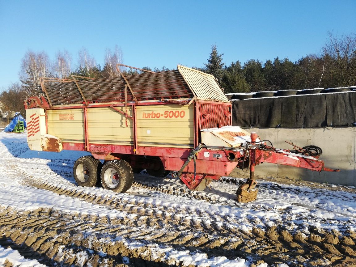KRONE TURBO TITAN 5000 HSL 3503 HSD 5002 części podbieracz burty siłow