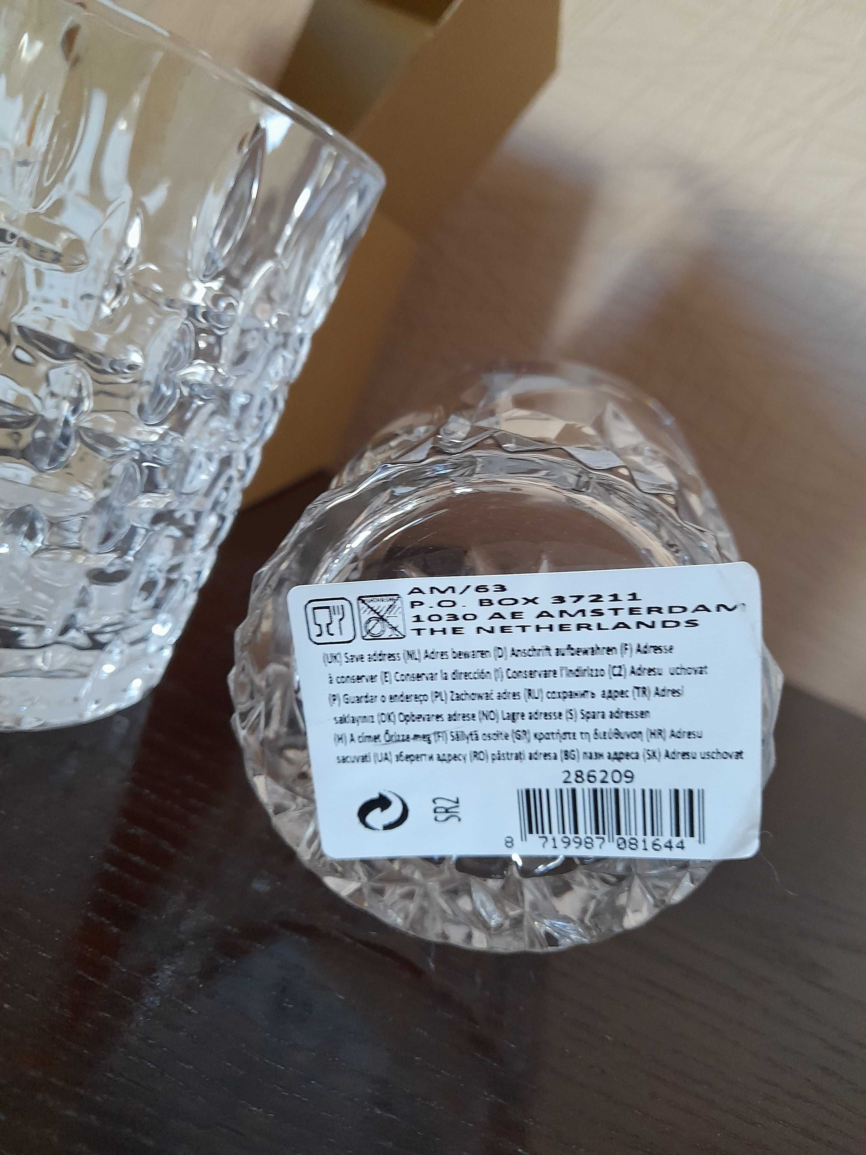 Подарочные стаканы для виски Crystalline новые в упаковке (Нидерланды)