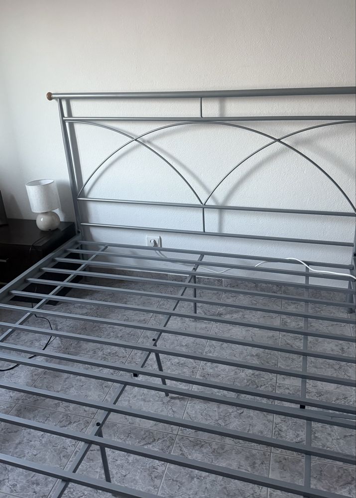 Cama de casal de ferro 160x200