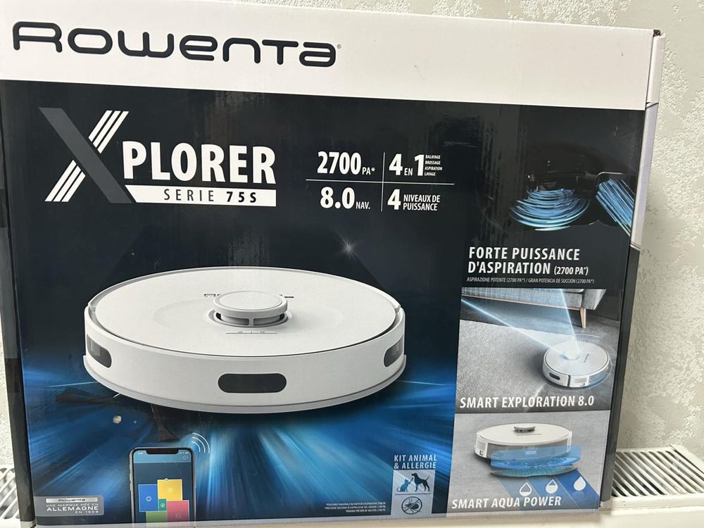 пилосос  робот миючий rowenta plorer 75s