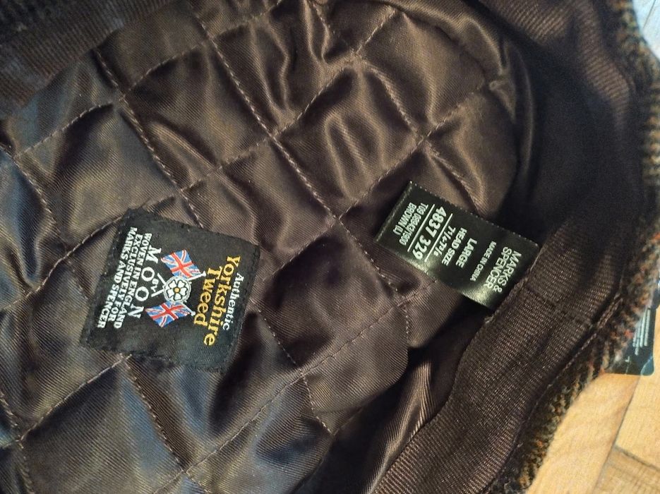 Kaszkiet Męski Pure Wool L M&S Nowy