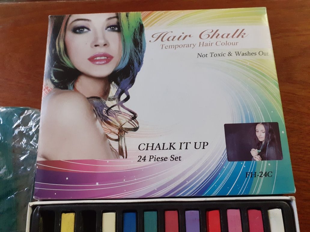 Hair chalk temporary hair color