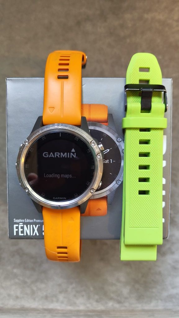 GARMIN Fenix 5 Plus Sapphire Titanium