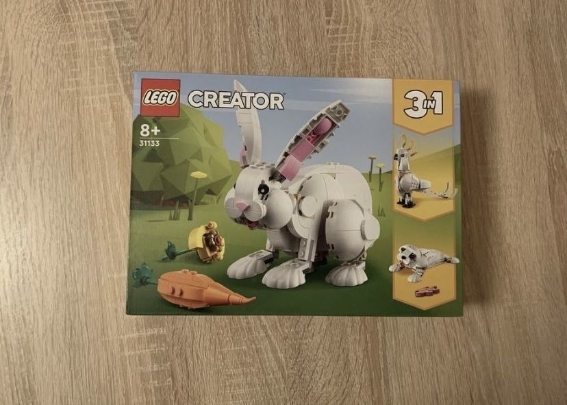 Nowe LEGO CREATOR Biały królik 3w1 31133