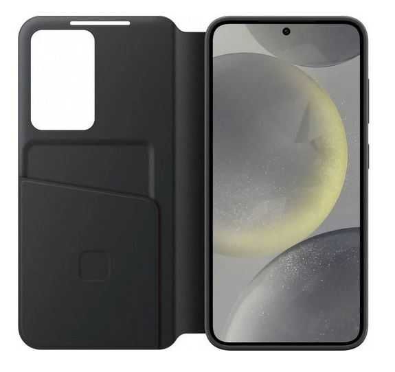 Capa Smart View Wallet Samsung Galaxy S24 preta (NOVA)