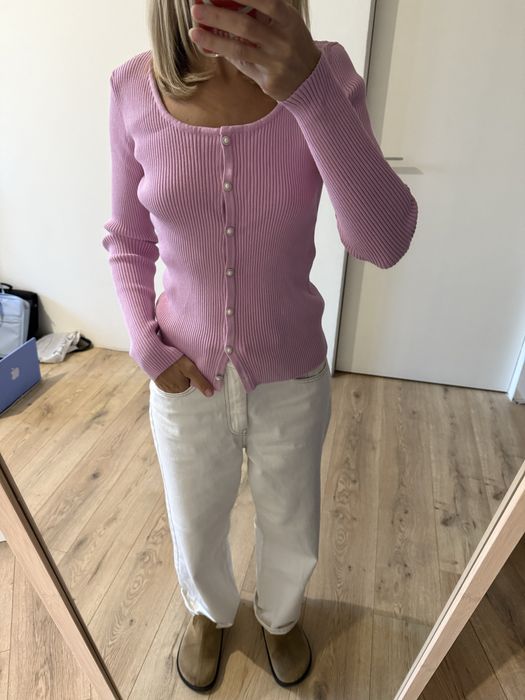 Рожевий кардиган Shevchenko