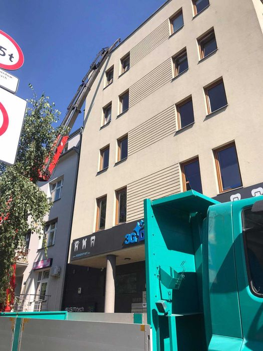 Dźwig HDS, wynajem HDS, HDS z transportem, kontenery, kostka i inne