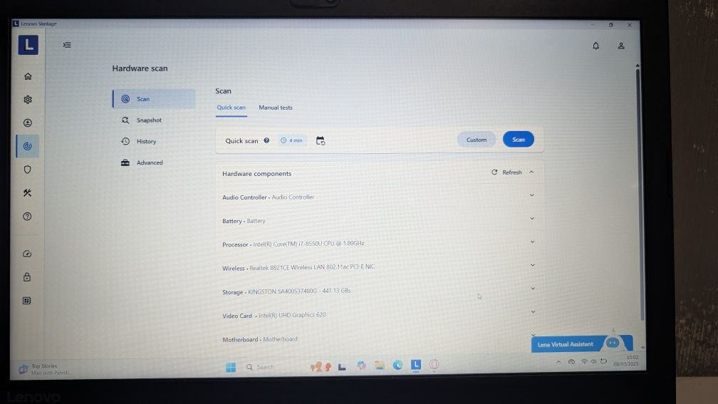 Ноутбук Lenovo ideapad 320-15IKB i7-8th