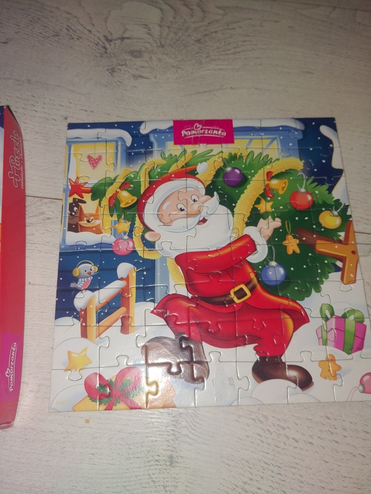Puzzle Święty Mikołaj 56 elementów