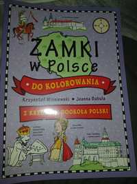 Zamki w Polsce do kolorowania.