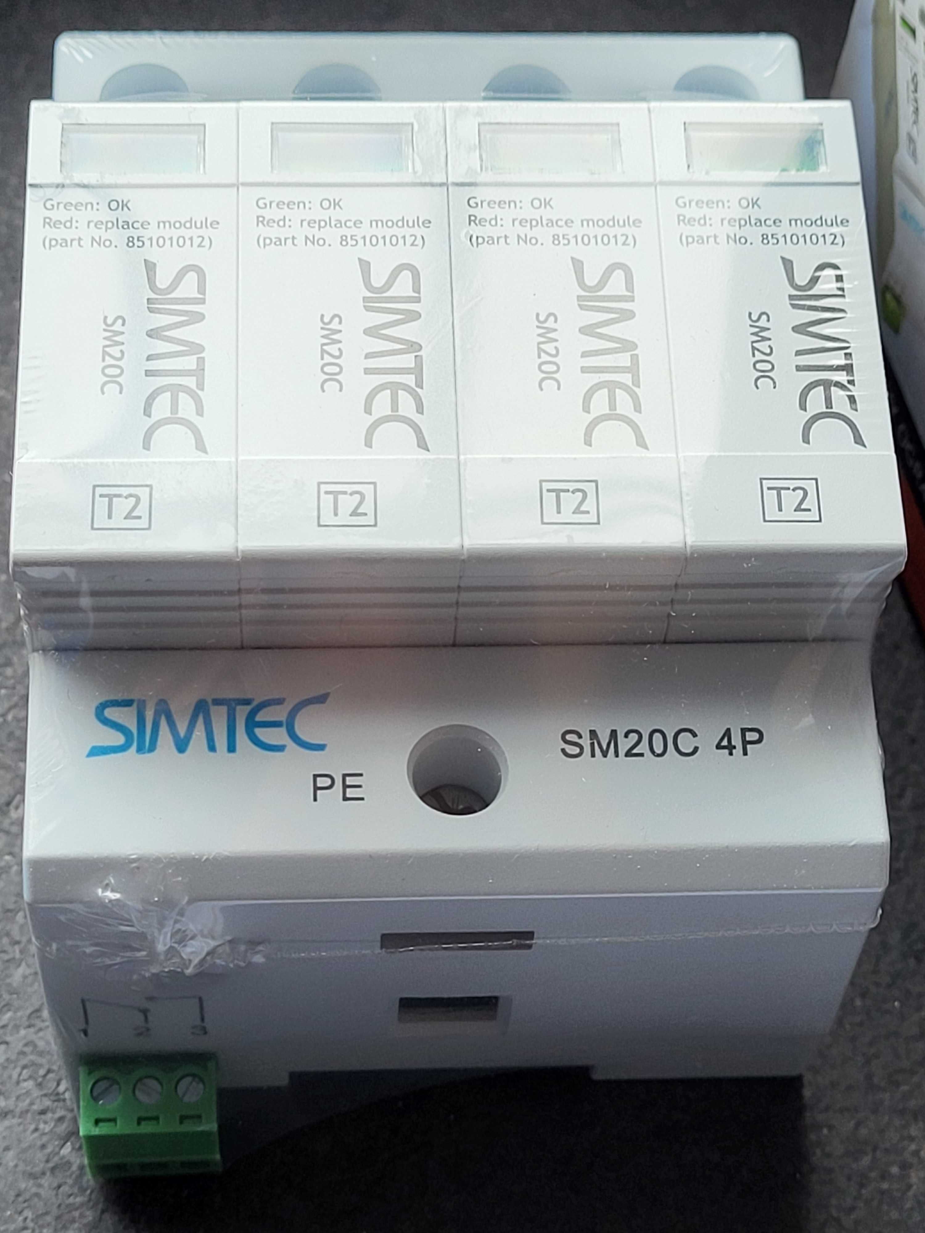 Ограничитель перенапряжения SIMTEC 4P TYPE2 C SM20C/4-275