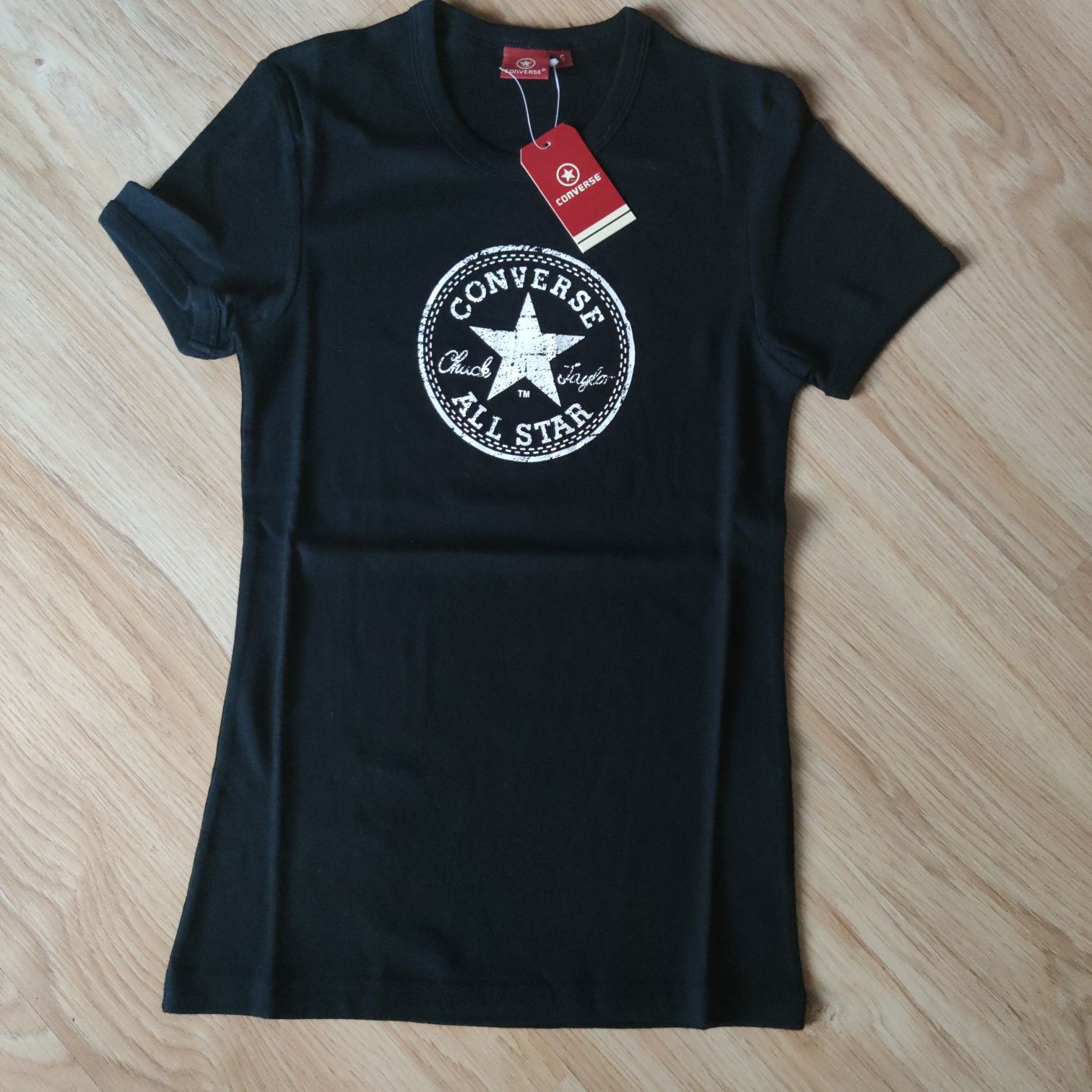 Converse bluzka czarna S t-shirt