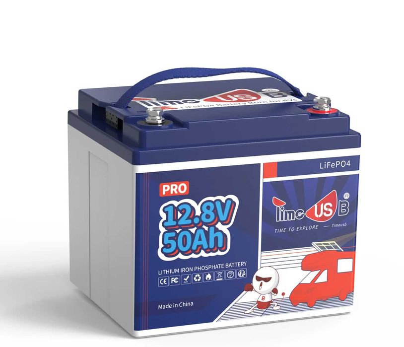 Акумулятор Timeusb 12V.8 50Ah LiFePO4 Battery. 640Wh. 50A BMS