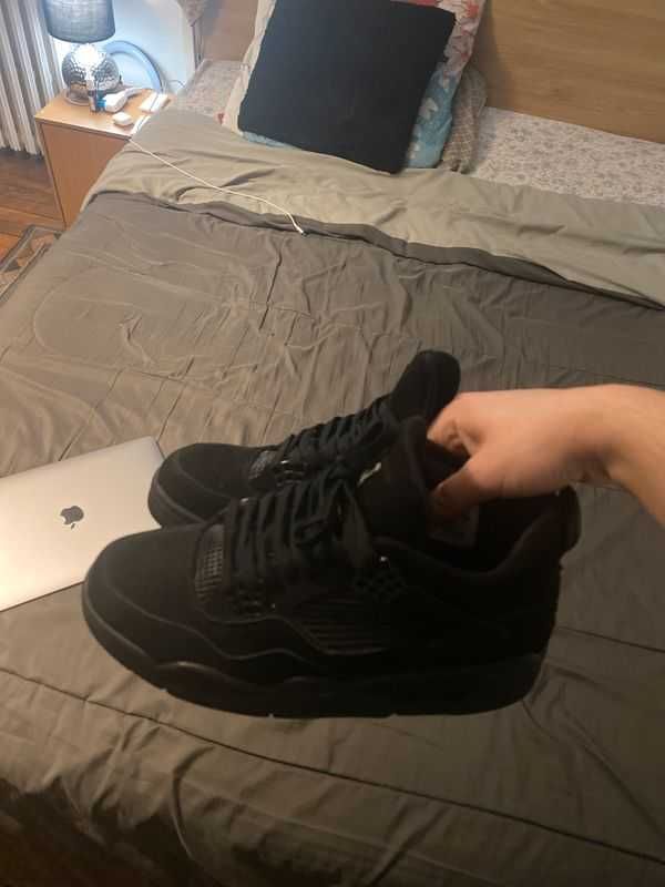 Nike Air Jordan 4 Retro Black Eu 42