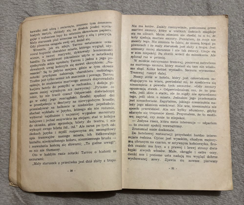 Dżuma -Albert Camus