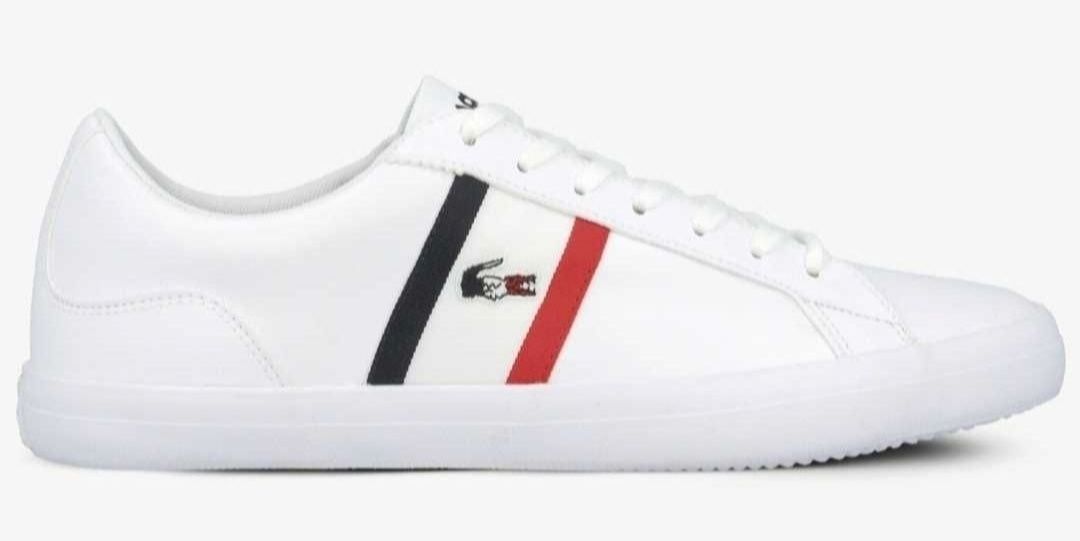 NOWE oryginalne buty LACOSTE sneakersy skóra biały EU 42 43 44 SKLEP