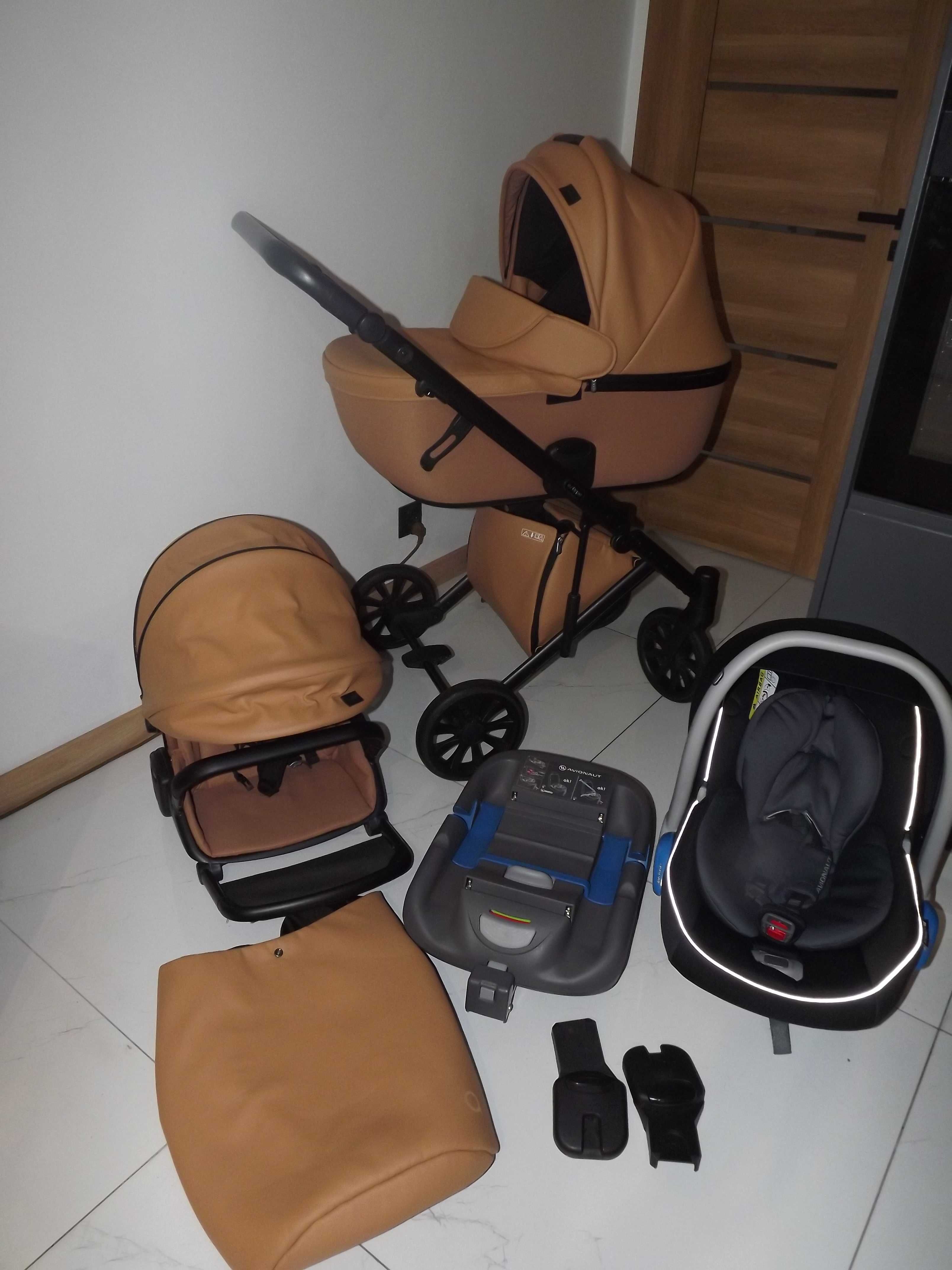 Anex E Type Carmel 3w1 + Baza Cybex M fotelik Cybex CZARNY