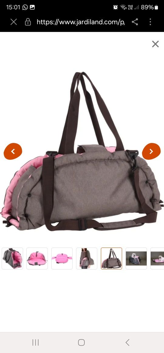 Torba transportowa dla psa Flamingo