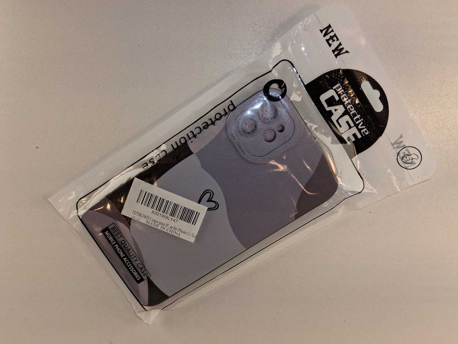 E157 Etui iPhone 11 Noir Ciemne Serce Ochronne Best Quality Case