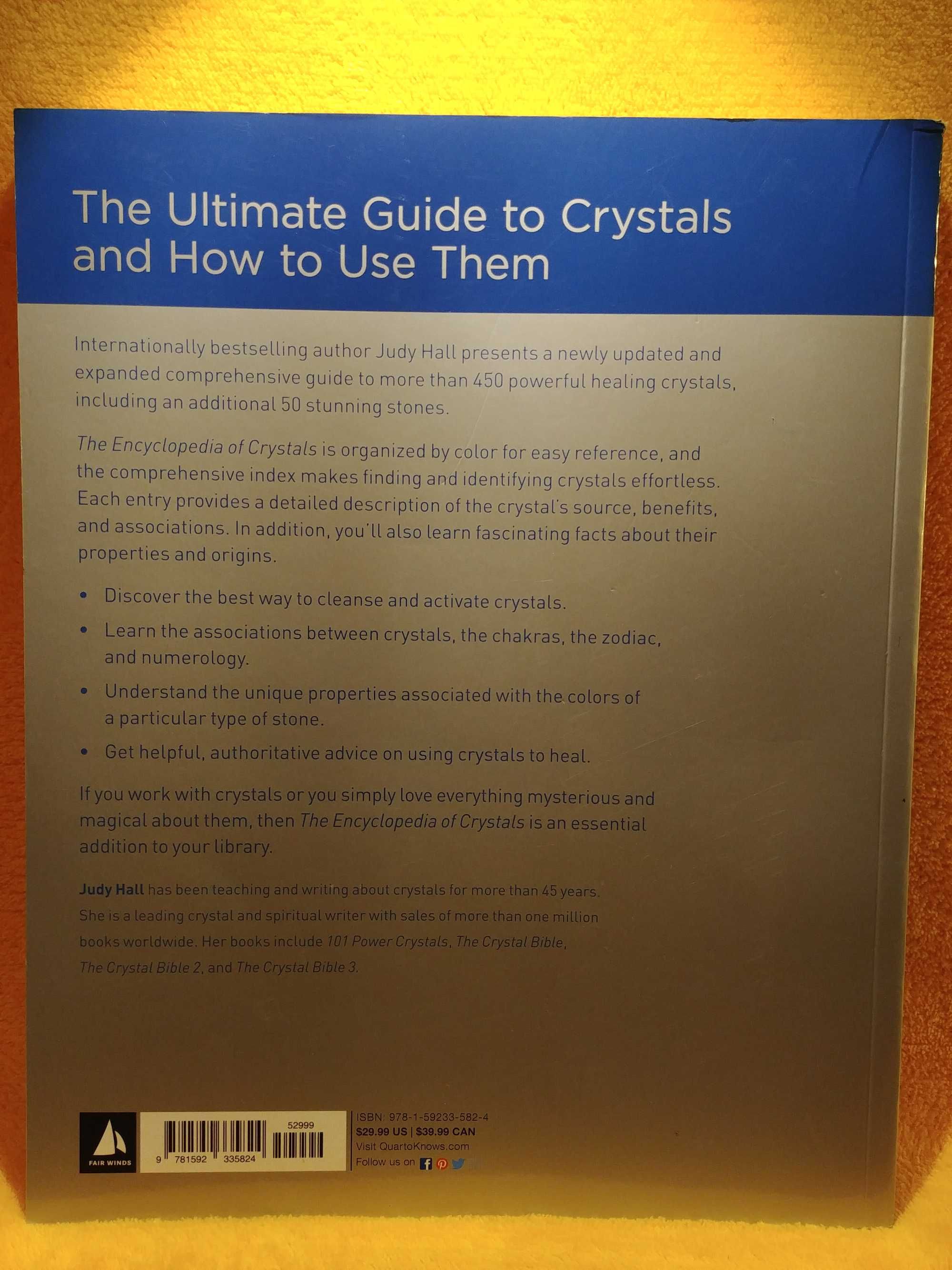 The Encyclopedia of Crystals  Judy Hall kamienie szlachetne English NM
