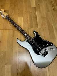 Fender Blacktop Strat HH Floyd Rose Titanium Silver