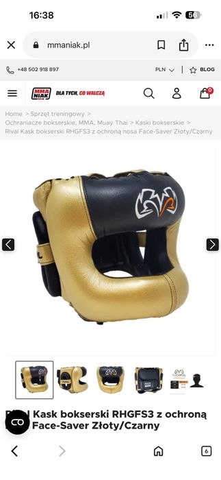 Kask bokserski Rival