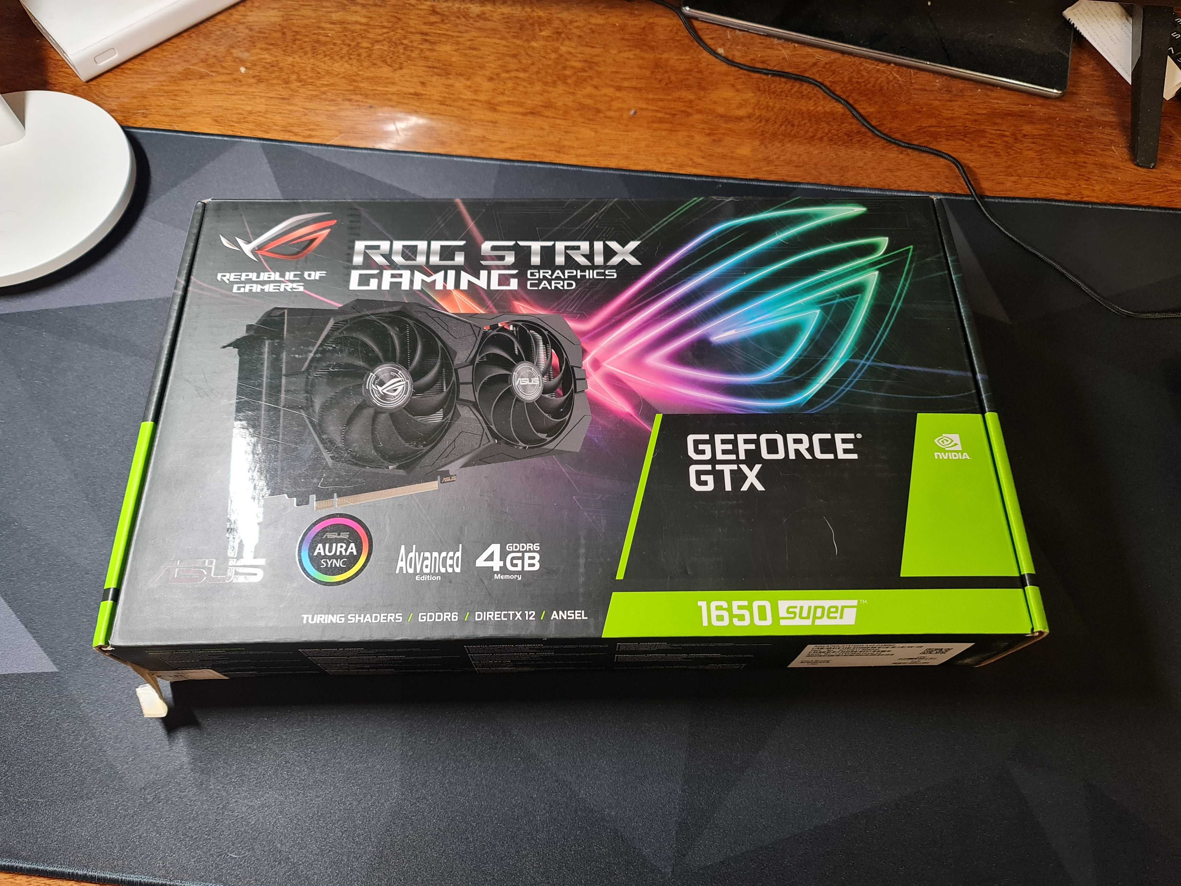 Продам GTX 1650 Super ROG Strix OC Gaming 4GB GDDR6