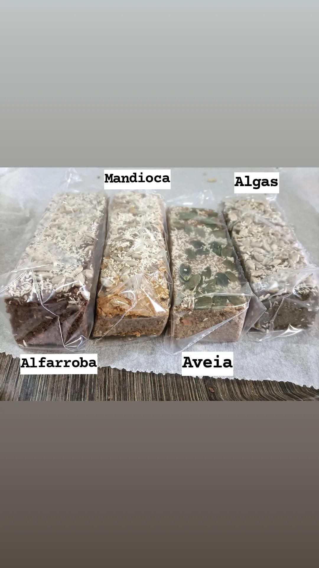 Barrinhas saudáveis de proteína sem glúten