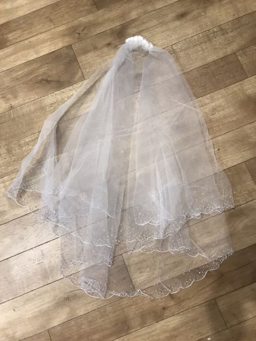 Свадебное платье+фата+шубка