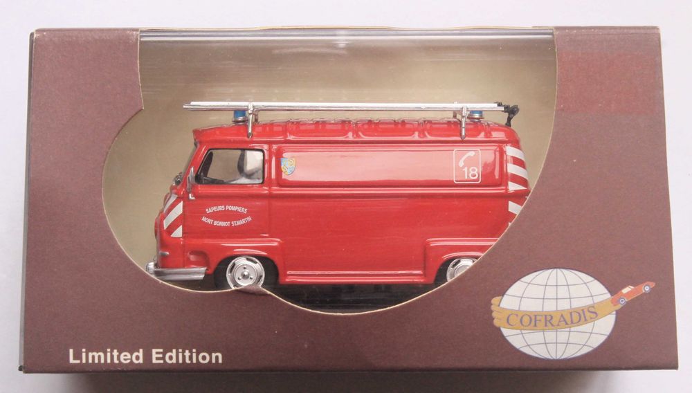 Renault Estafette Bombeiros 1/43 Ixo Cofradis Ediç. Limitada com caixa