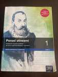 Ponad słowami 1 cz.2 podręcznik do j. polskiego