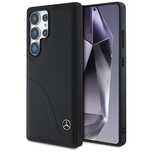 Etui Mercedes Leather Curved Stitches na Samsung Galaxy S25 Ultra - cz