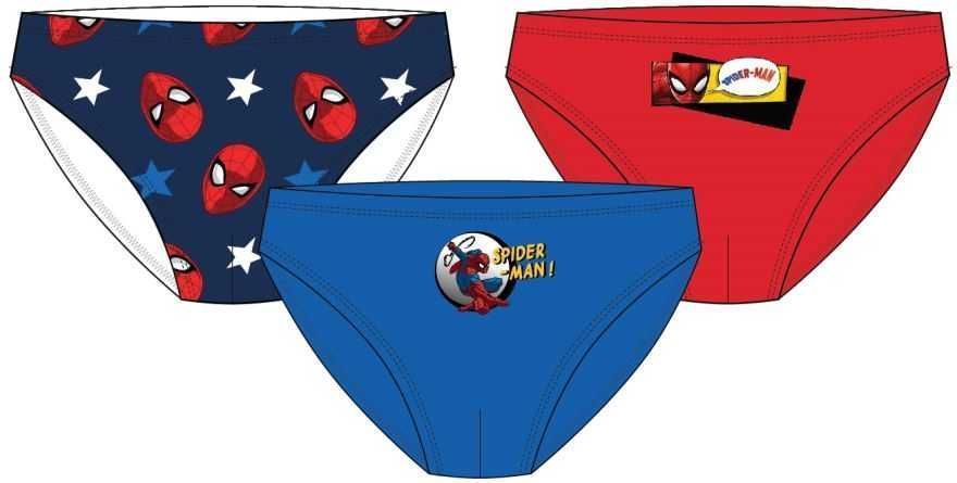Spiderman Slipy Chłopięce Majtki 3 pak 128/134