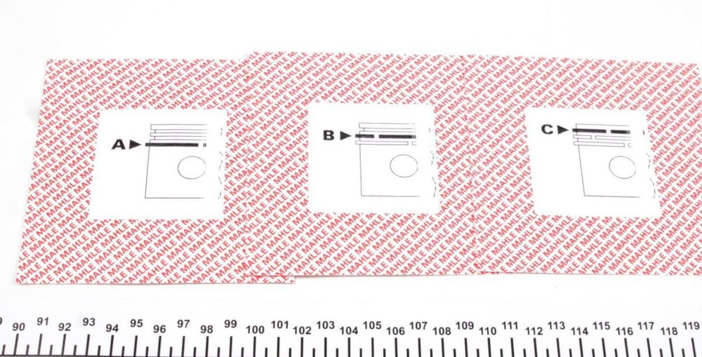 MH 02955 N0 Кільця поршневі MAHLE (AUDI/Volvo/VW)