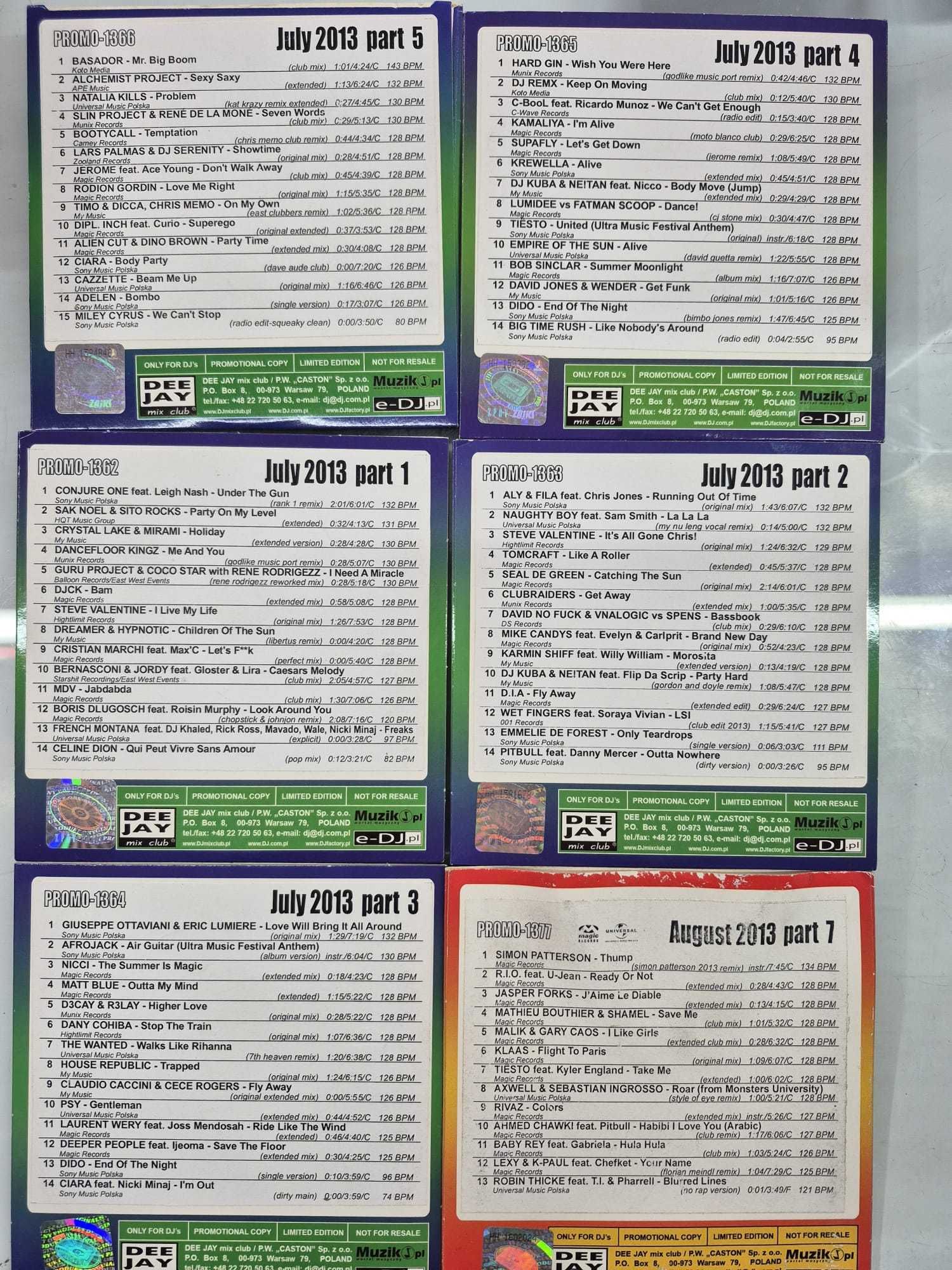 DJMC Dee Jay mix club oryginał CD legal muzyka skład pol zagranic 2013