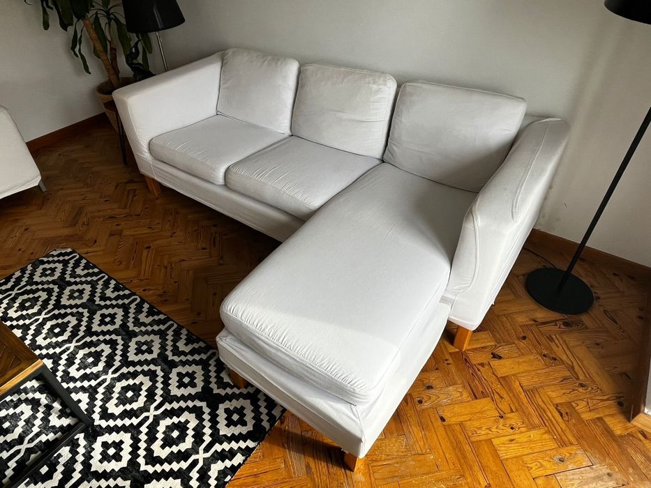 Sofa de 3 lugares com chaise long