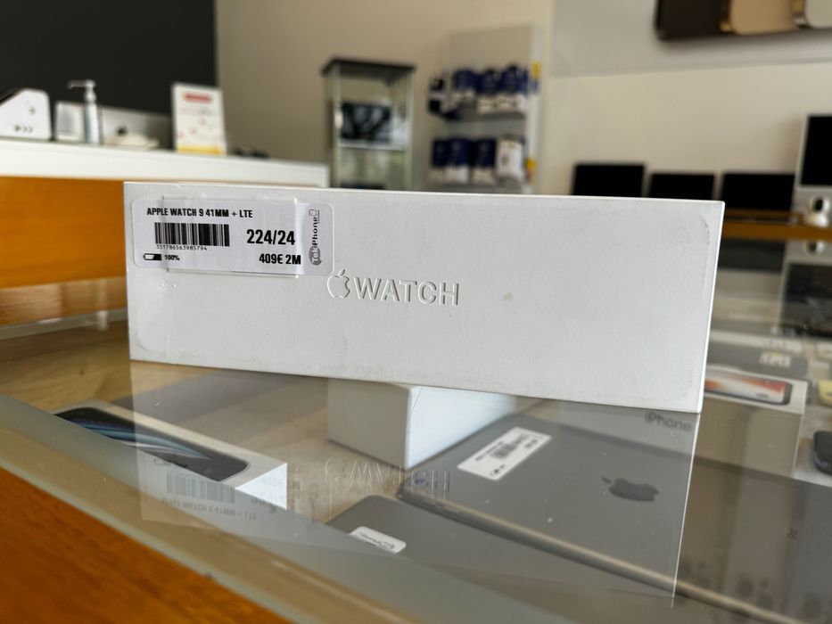 Apple Watch 9 41mm Wifi + Cellular * Como Novo!