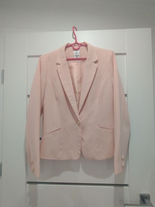 Żakiet Sinsay pudrowy róż rozm. S