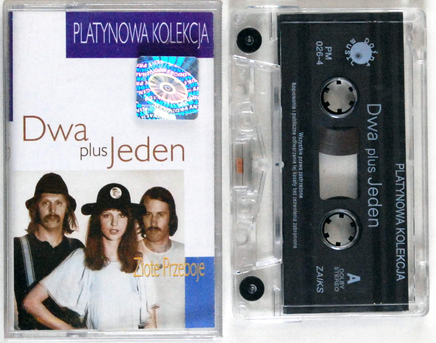 Dwa Plus Jeden - Złote Przeboje (kaseta) BDB