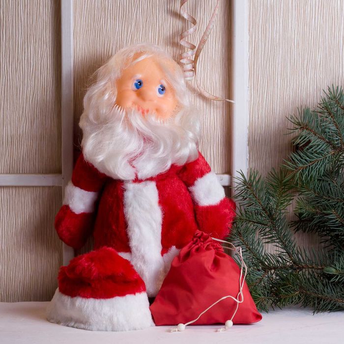 Дід Мороз іграшка, вінтаж 1970 (Дед Мороз игрушка, винтаж СССР)