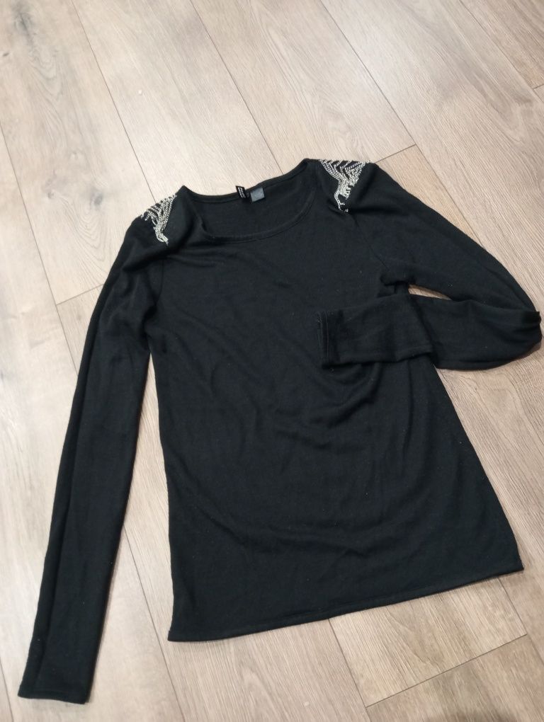 Czarny sweter H&M rozmiar 38 / 36