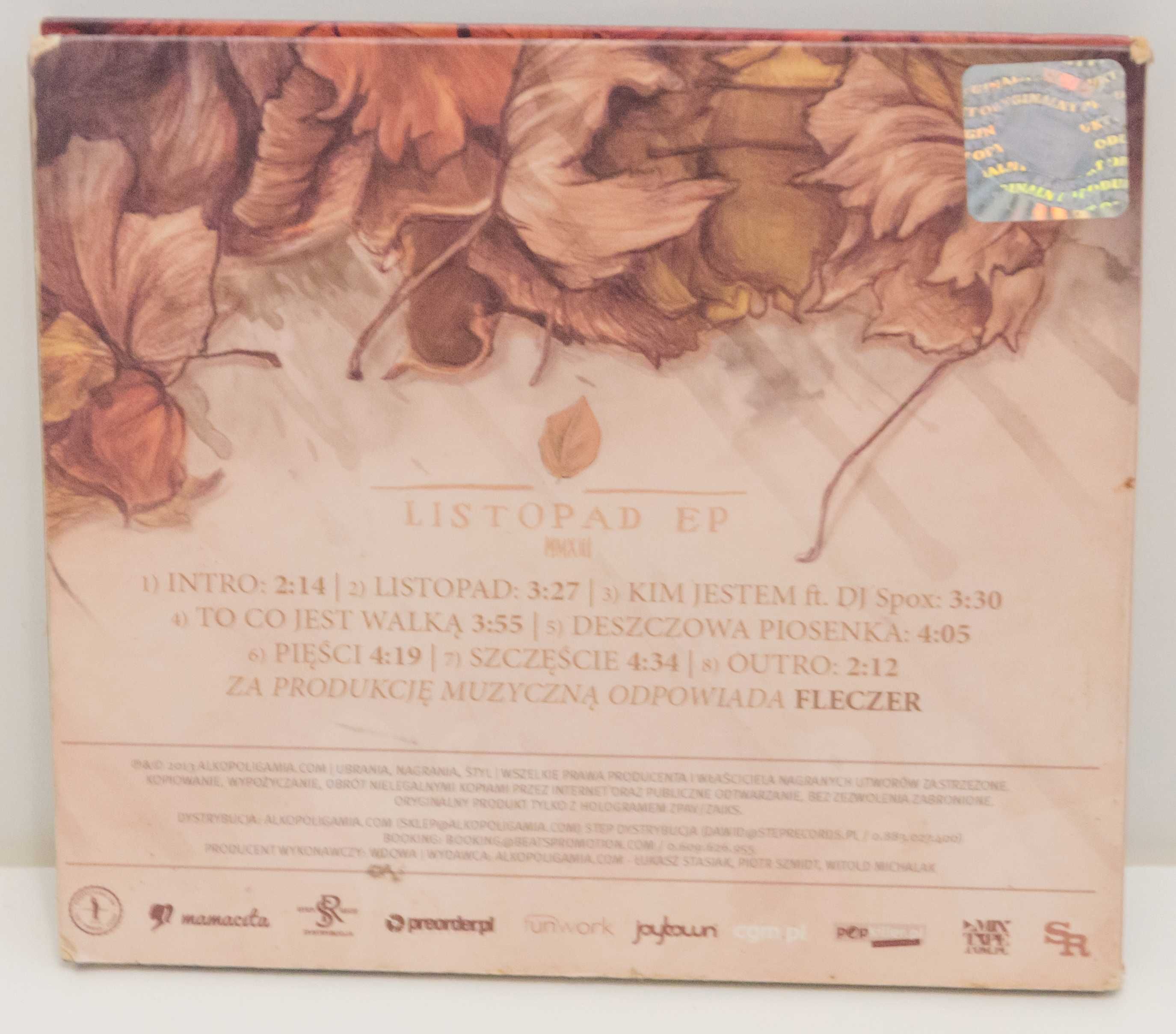 Płyta CD Wdowa Listopad EP 2013
