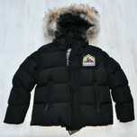 DSQUARED2 czarna kurtka puchowa z logo rozmiar M (IT 46)