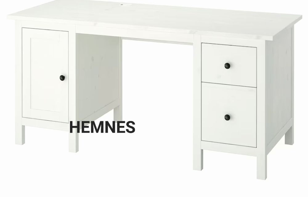 Nowe biurko Ikea Hemnes białe 155x65 cm