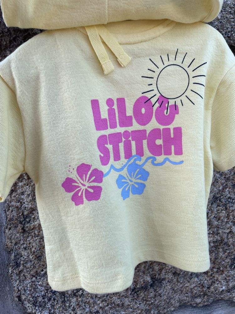 Conjunto de verão para bebé, do Stitch