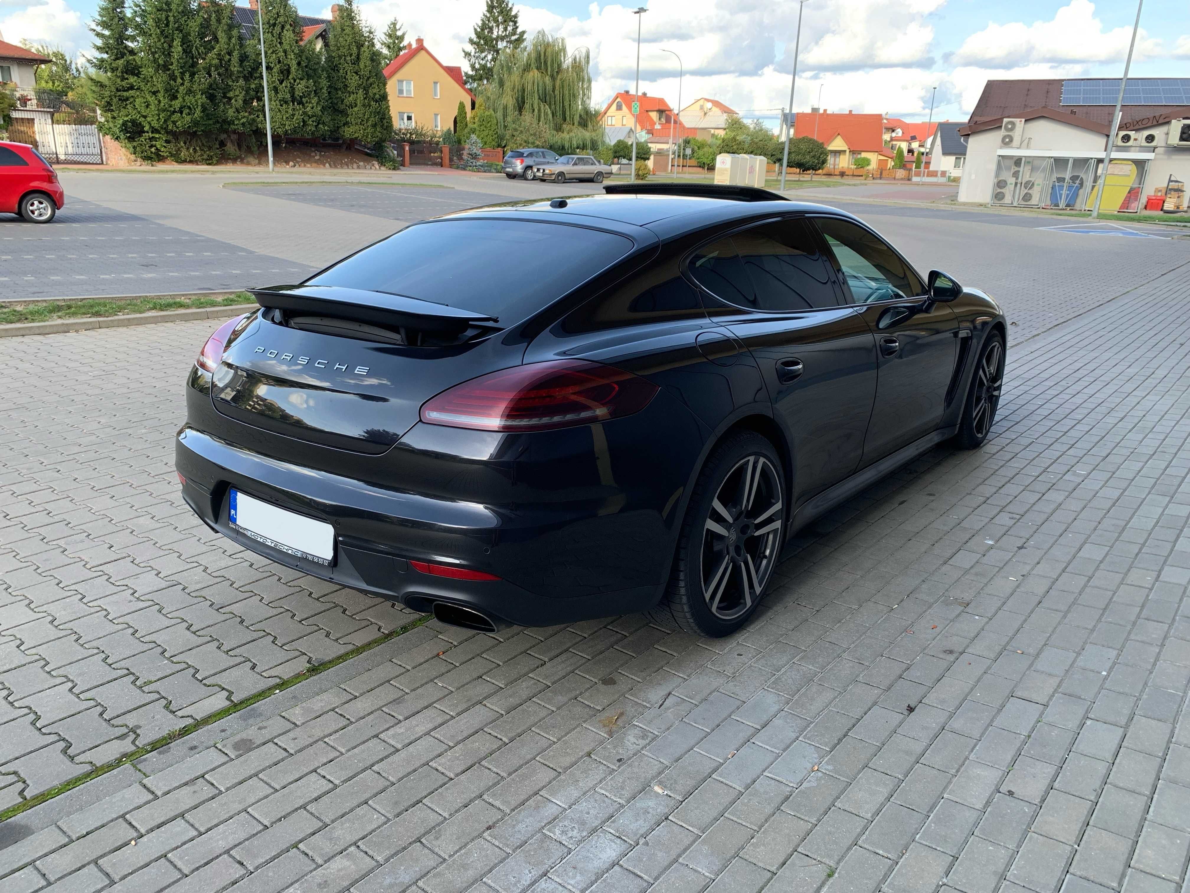 Auto do ślubu po liftowe Porsche Panamera Sport Chrono Grajewo Ełk