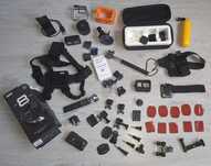 Action Cam GoPro Hero 8 Black como nova imaculada c/ muitos acessórios