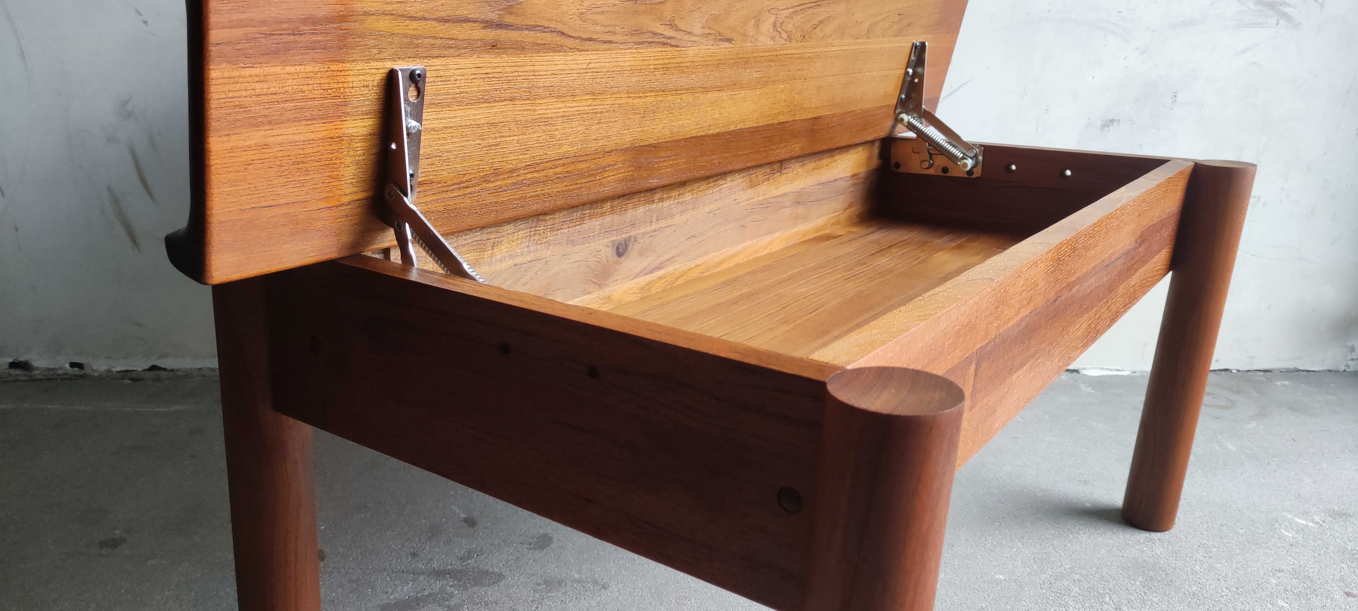 Duńska ławka tekowa Korup Design,lata 70